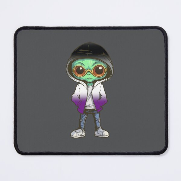 Item preview, Asexual  Pride Flag Alien, Subtle Asexual Pride Design designed and sold by Travelslightly.