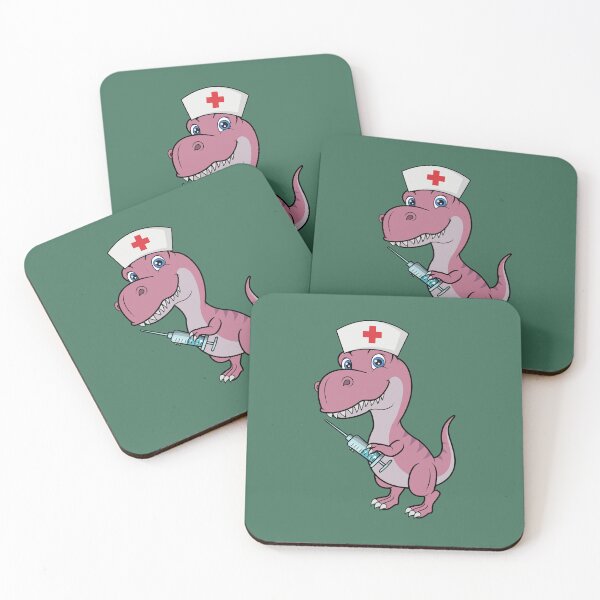 Item preview, Funny nursaursus t rex nurse designed and sold by Donutlovers.