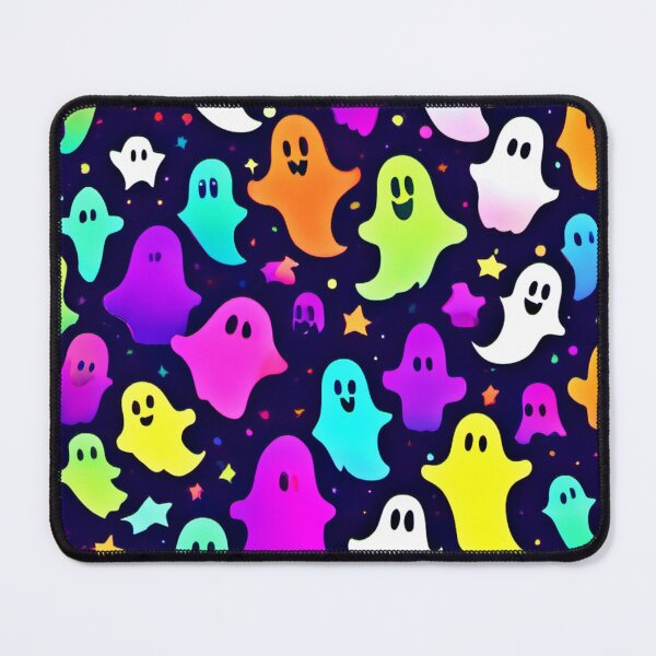 Item preview, Colorful Halloween Ghosts Art designed and sold by Health And Fitness Posts e-Store.