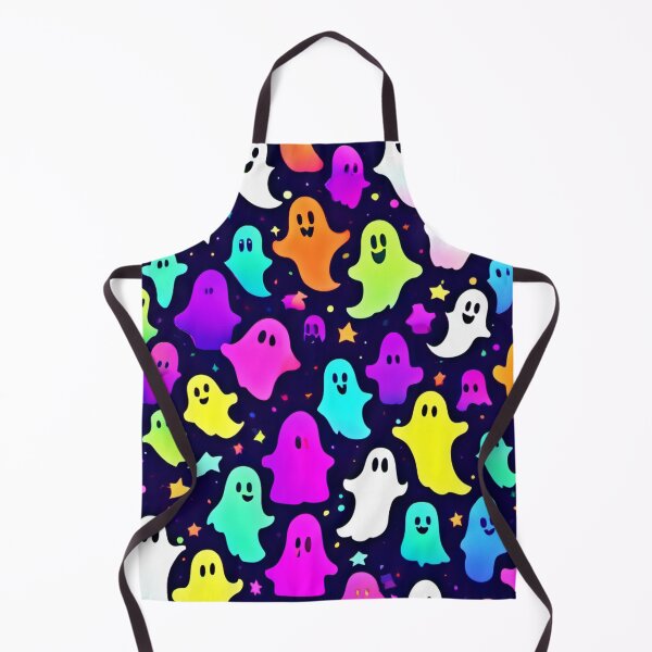 Item preview, Colorful Halloween Ghosts Art designed and sold by Health And Fitness Posts e-Store.