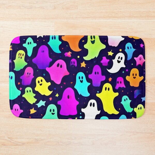Item preview, Colorful Halloween Ghosts Art designed and sold by Health And Fitness Posts e-Store.