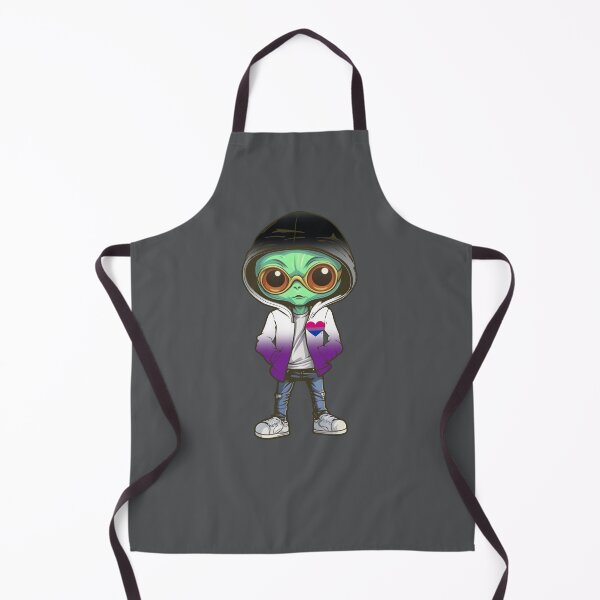 Item preview, Asexual Biromantic Pride Flag Alien, Subtle Asexual Biromantic Pride Design designed and sold by Travelslightly.