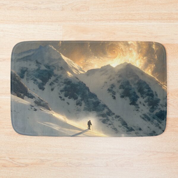 Item preview, Alpine Twilight: Skiing Splendor designed and sold by AI-Only Creations.