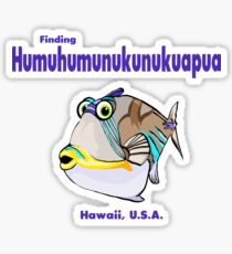 humuhumunukunukuapua Sticker