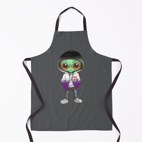 Item preview, Asexual Lesbian Pride Flag Alien, Subtle Asexual Lesbian Pride Design designed and sold by Travelslightly.