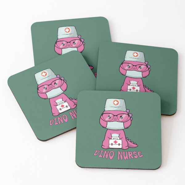 Item preview, Funny dino nurse nursing designed and sold by Donutlovers.