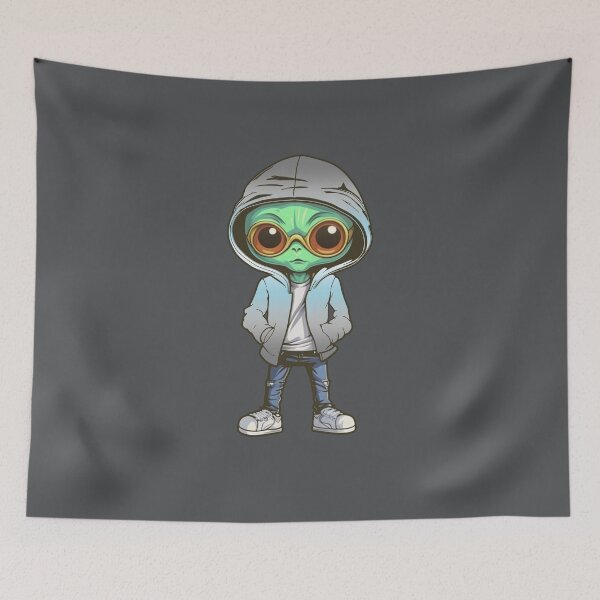 Item preview, Demiboy Pride Flag Alien, Subtle Demiboy Pride Design designed and sold by Travelslightly.