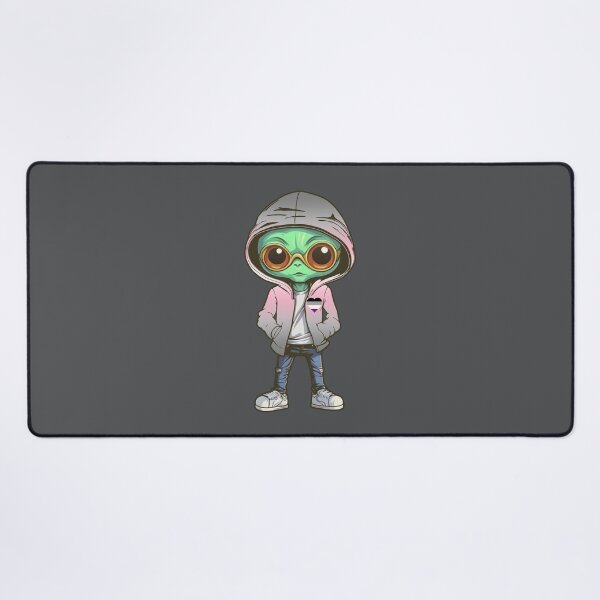 Item preview, Demigirl Asexual Pride Flag Alien, Subtle Demigirl Ace Pride Design designed and sold by Travelslightly.