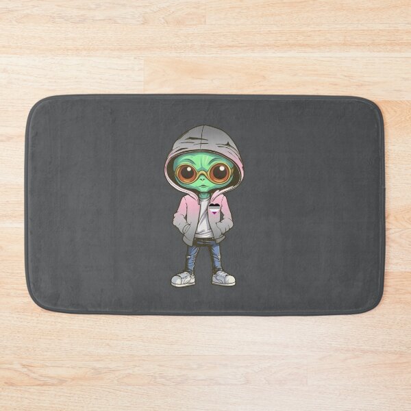 Item preview, Demigirl Asexual Pride Flag Alien, Subtle Demigirl Ace Pride Design designed and sold by Travelslightly.