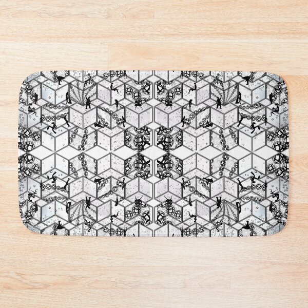 Item preview, Pop Art style ,Cube, Repeating Pattern #22 designed and sold by IdoFriedmanArt.