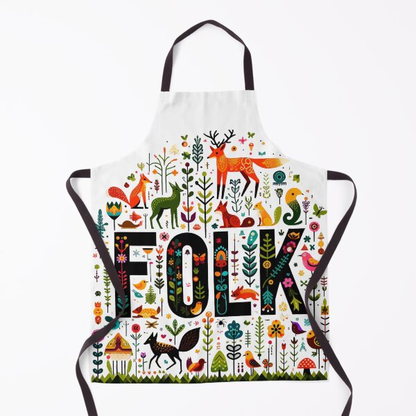 Item preview, Vibrant Scandinavian Folk Art - Nature and Animals in Traditional Nordic Style by heidiannemorris ©️ designed and sold by FOLK ART FUSION by heidiannemorris.