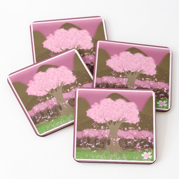 Item preview, Cherry Blossom Stamp Print designed and sold by Made of Maggic .
