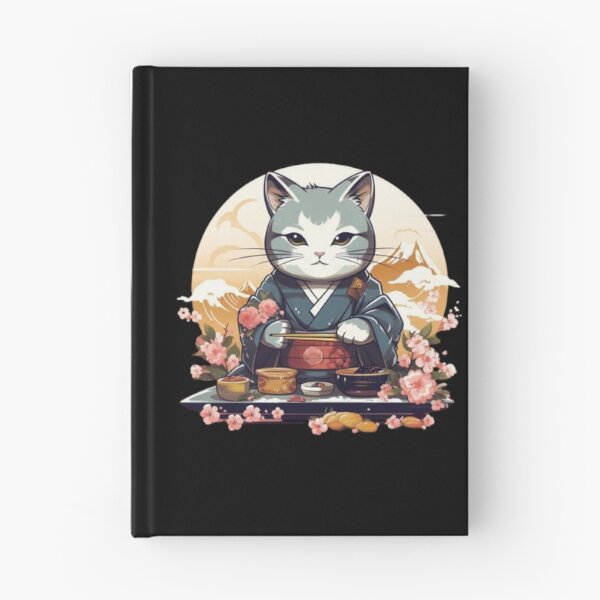 Aperçu de l'œuvre Chat Kimono 1 créée et vendue par DadDrivenDesign.