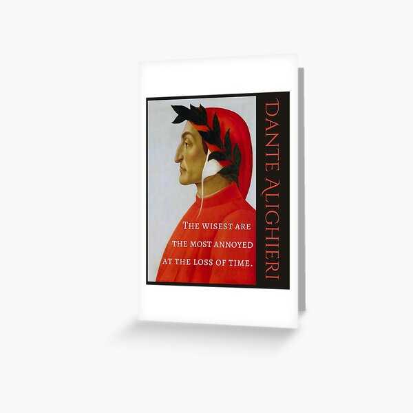 Dante Alighieri Greeting Cards for Sale Redbubble