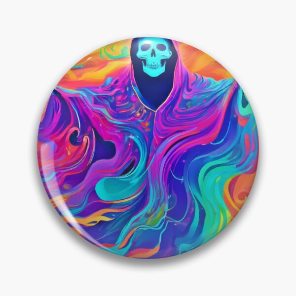 Item preview, Spooky Colorful Ghost Design designed and sold by Health And Fitness Posts e-Store.