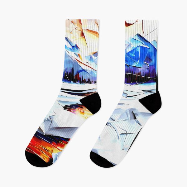 Item preview, Winter abstract, painting background with square and triangle shapes, Abstract Inspirations designed and sold by Gabi.Media.
