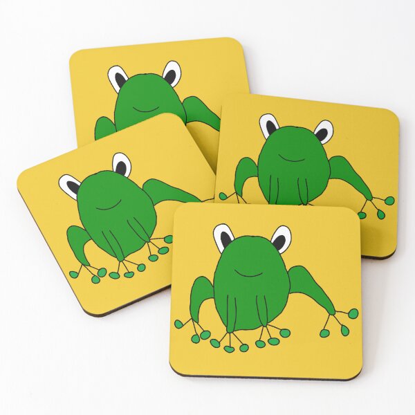 Item preview, Smiling and Waiting Frog - Animals designed and sold by jolabrese.