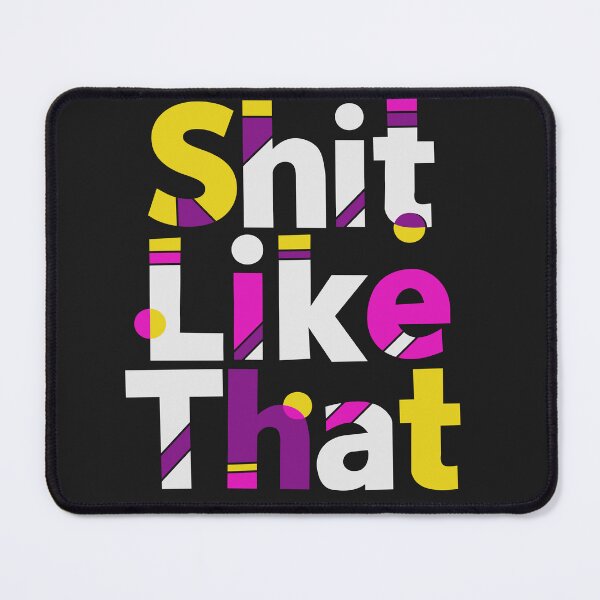 Item preview, Shit Like That- colourful trendy T-shirt design designed and sold by Printopia99.