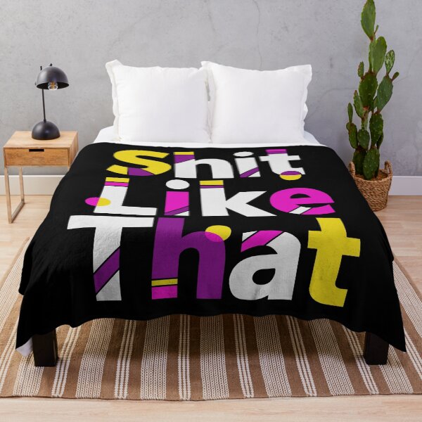 Item preview, Shit Like That- colourful trendy T-shirt design designed and sold by Printopia99.