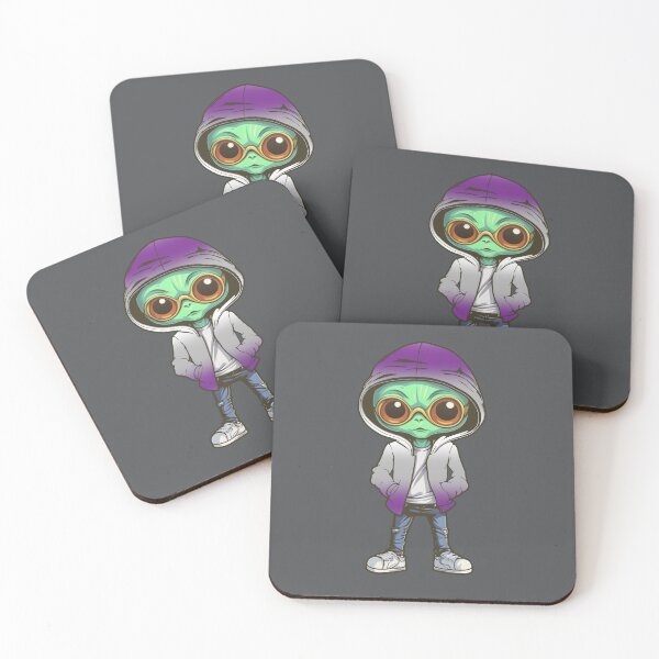 Item preview, Graysexual Pride Flag Alien, Subtle Greysexual Pride Design designed and sold by Travelslightly.