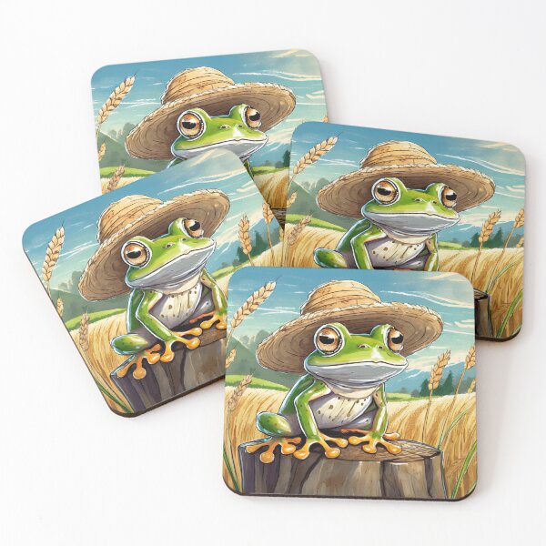 Item preview, Straw hat frog designed and sold by TBMdesigns.