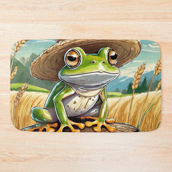 Item preview, Straw hat frog designed and sold by TBMdesigns.
