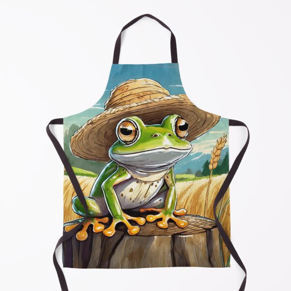 Item preview, Straw hat frog designed and sold by TBMdesigns.