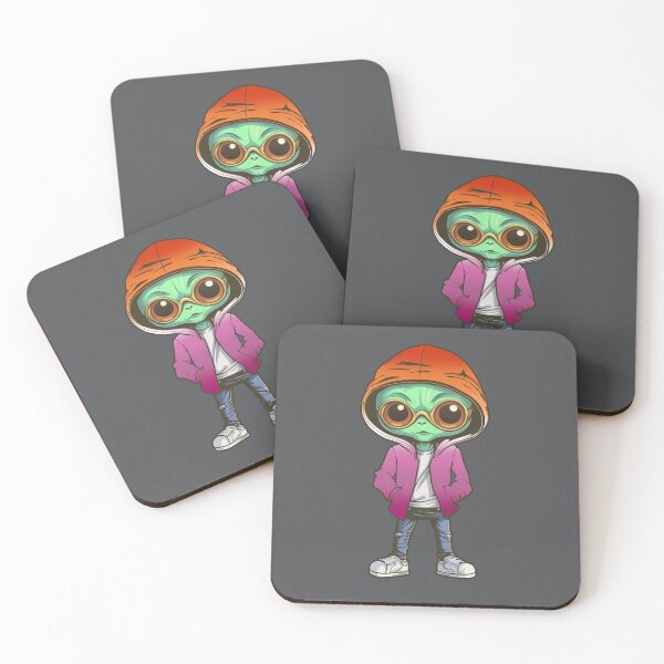 Item preview, Lesbian Pride Flag Alien, Subtle Lesbian Pride Design designed and sold by Travelslightly.