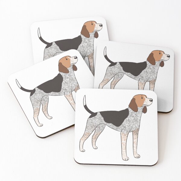 Item preview, Cute American English Coonhound dog  designed and sold by Yaragold.