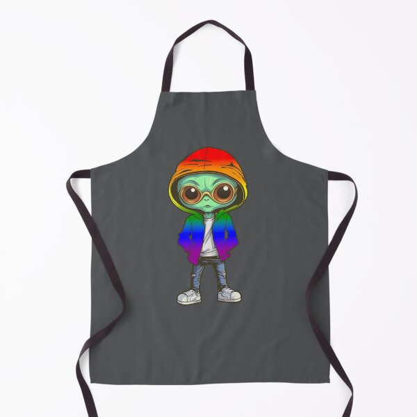 Item preview, LGBTQIA+ Pride Flag Alien, Gaylien Rainbow Pride Design designed and sold by Travelslightly.