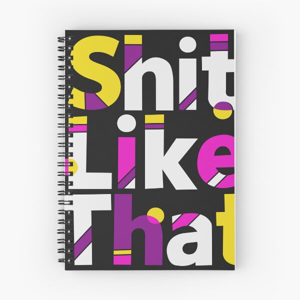 Item preview, Shit Like That- colourful trendy T-shirt design designed and sold by Printopia99.