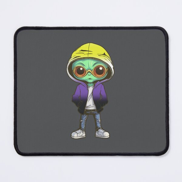 Item preview, Nonbinary Pride Flag Alien, Subtle Enby Pride Design designed and sold by Travelslightly.