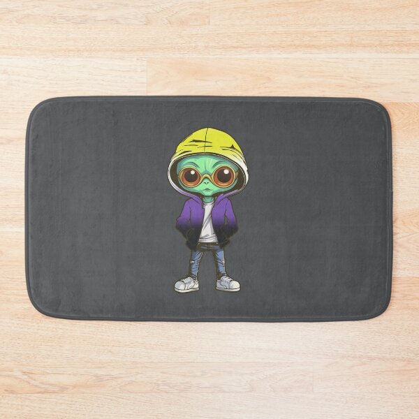 Item preview, Nonbinary Pride Flag Alien, Subtle Enby Pride Design designed and sold by Travelslightly.