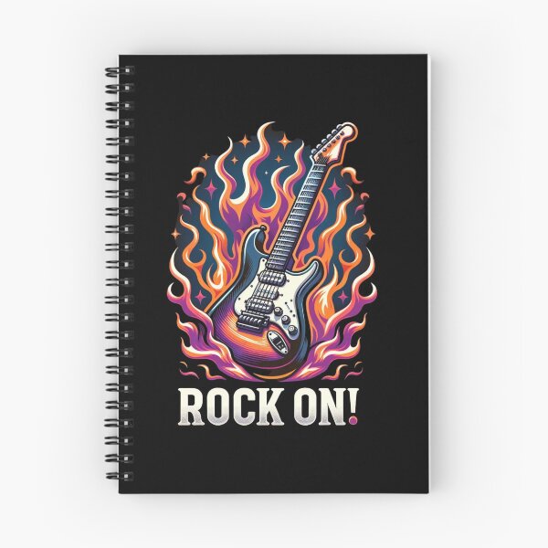Item preview, Rock On w/ purple flames designed and sold by DadDrivenDesign.