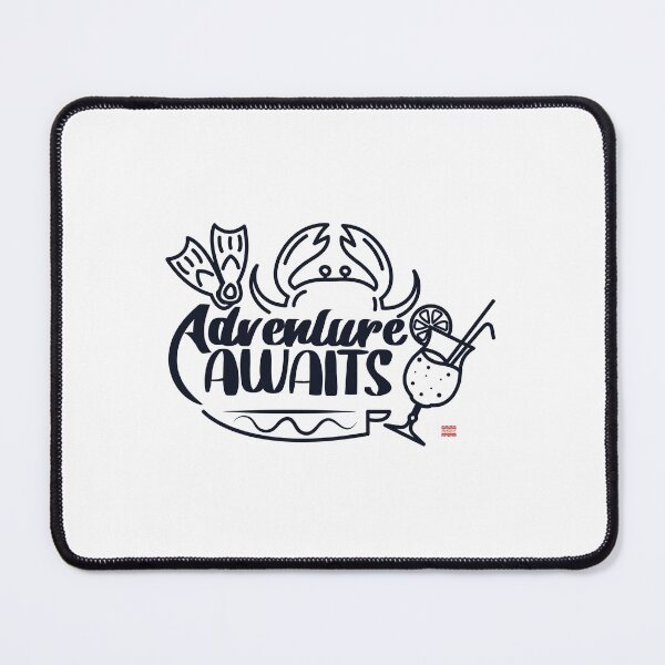 Item preview, adventure awaits quote designed and sold by BaconLines.