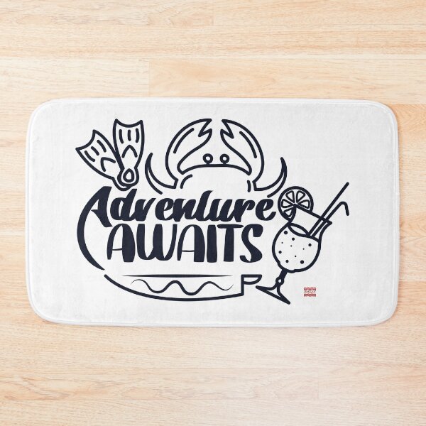 Item preview, adventure awaits quote designed and sold by BaconLines.