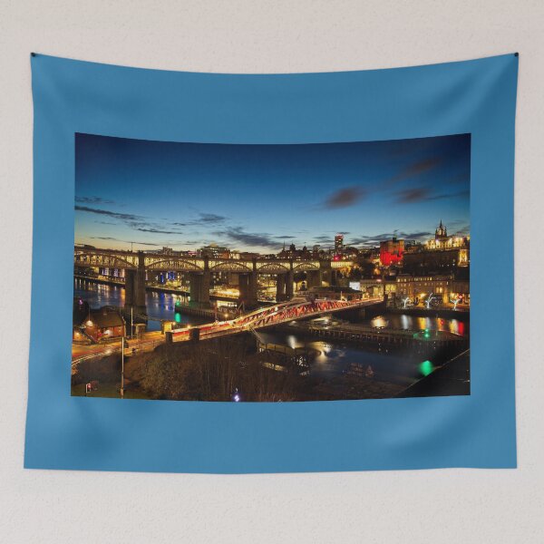 Item preview, Tyne Bridges at Dusk designed and sold by Rob Cole Photography.