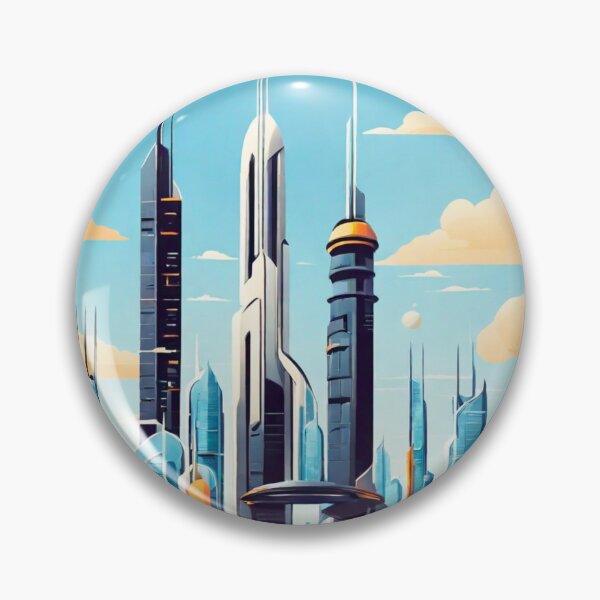 Item preview, Retro-Futuristic Skylines of Tomorrow designed and sold by drawbey.