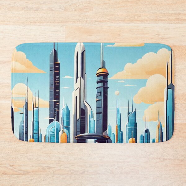 Item preview, Retro-Futuristic Skylines of Tomorrow designed and sold by drawbey.