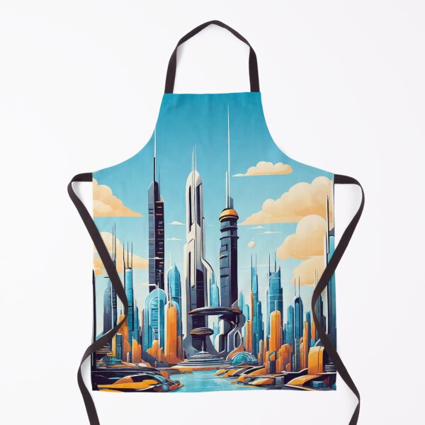 Item preview, Retro-Futuristic Skylines of Tomorrow designed and sold by drawbey.