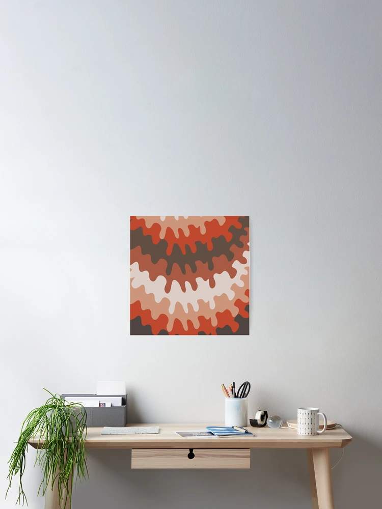 Thumbnail 2 of 3, Poster, Abstract Color Wave designed and sold by LemonFun.