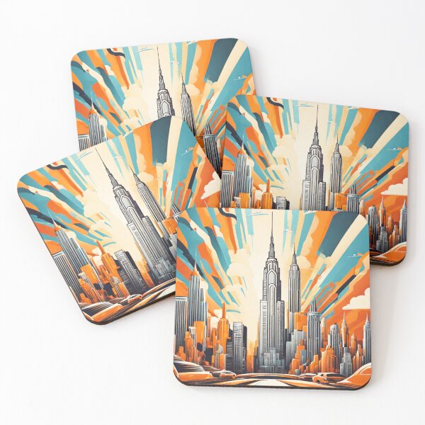 Item preview, Retro-Futuristic Skylines of Tomorrow designed and sold by drawbey.