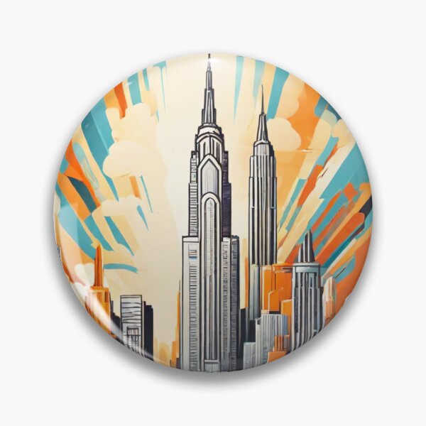 Item preview, Retro-Futuristic Skylines of Tomorrow designed and sold by drawbey.