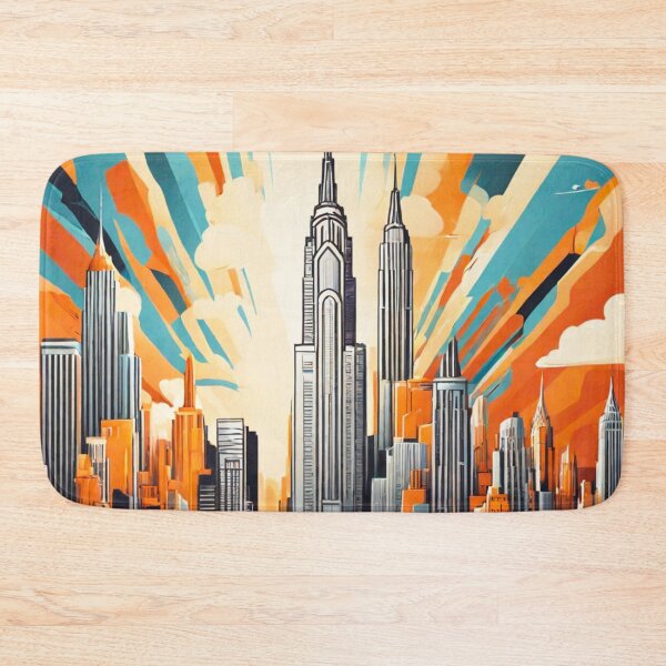 Item preview, Retro-Futuristic Skylines of Tomorrow designed and sold by drawbey.
