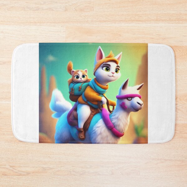 Item preview, Cat Riding on a Llama designed and sold by tjstreasury.