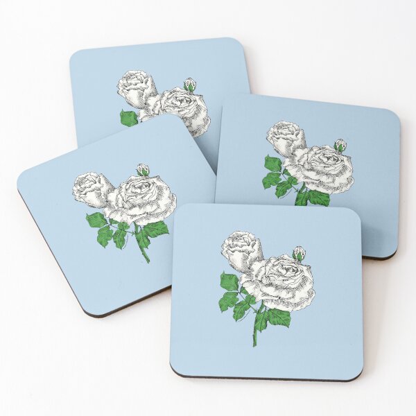 Item preview, White High-Centered Rose Bloom Very Full 40+ Petals In 3+ Rows designed and sold by Rachael Taylor.