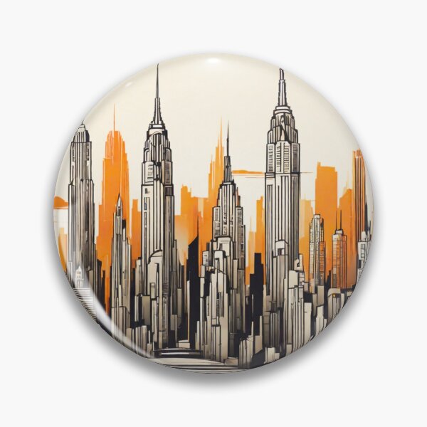 Item preview, Retro-Futuristic Skylines of Tomorrow designed and sold by drawbey.