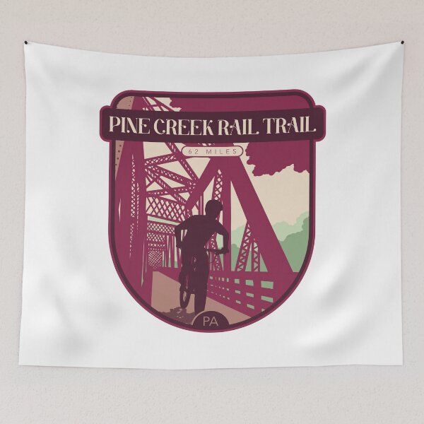 Item preview, Pine Creek Rail Trail , 62 miles – Pennsylvania cycling designed and sold by Moritz Schwäble.