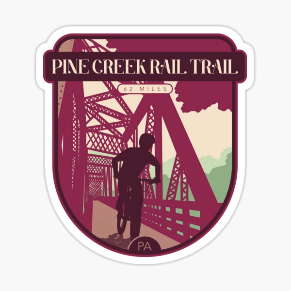 Item preview, Pine Creek Rail Trail , 62 miles – Pennsylvania cycling designed and sold by Moritz Schwäble.