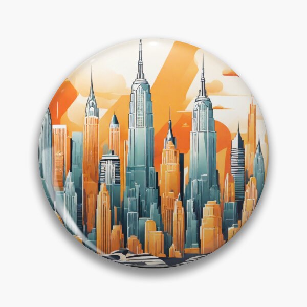 Item preview, Retro-Futuristic Skylines of Tomorrow designed and sold by drawbey.